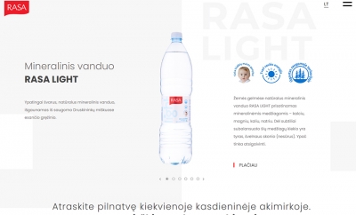 Interneto svetainė su katalogu
