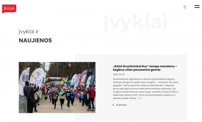 Internetinė svetainė su katalogu